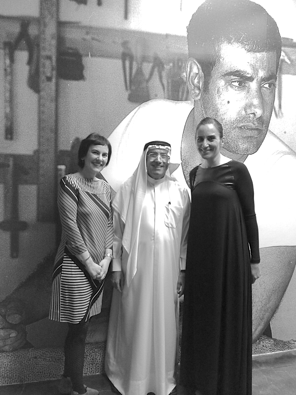 later that night, as exhausted as we all were, it was onto CAP for kuwaiti artist (and a personal inspiration) sami mohammed's retrospective exhibition. what a lovely, lovely man
